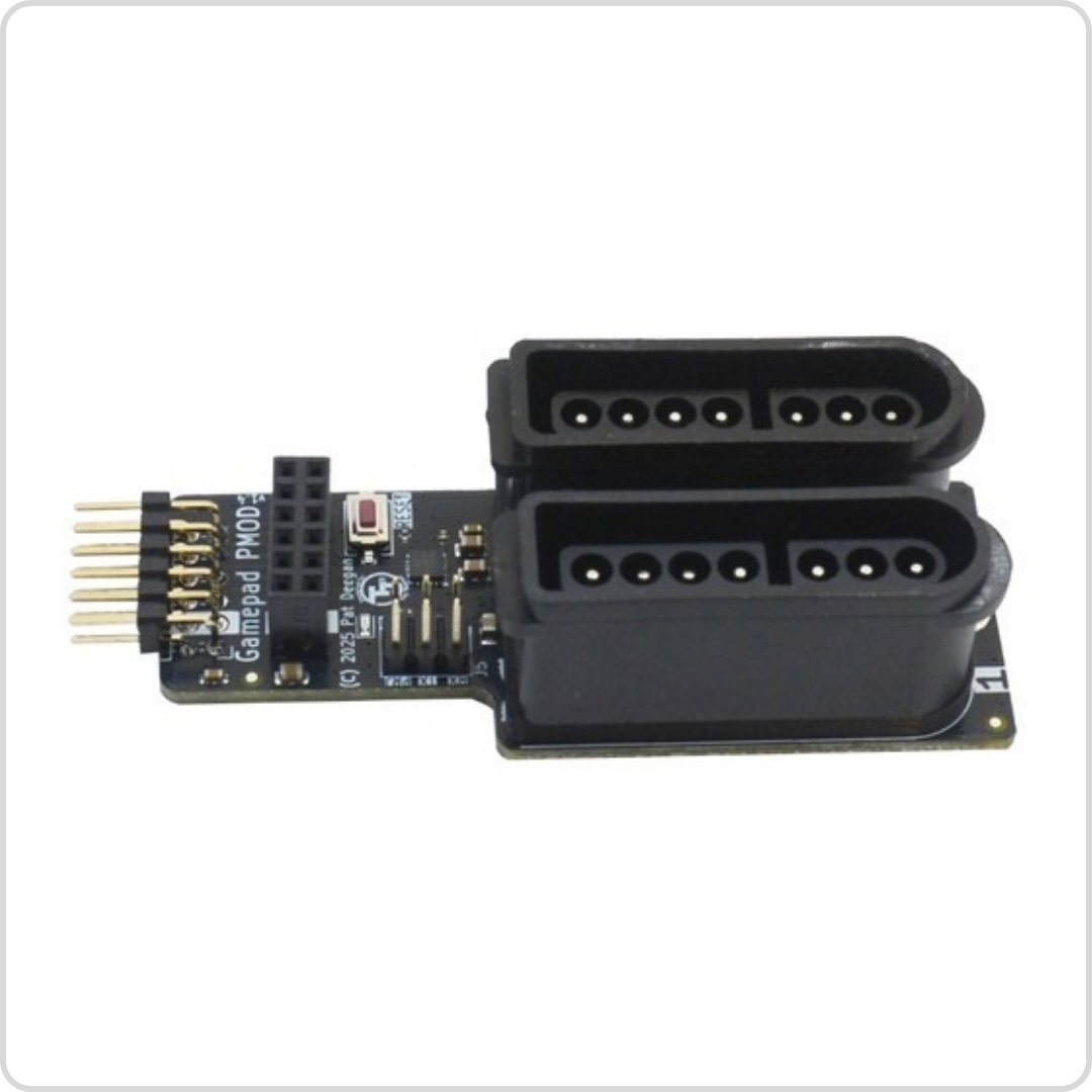 Connects up to two game controllers